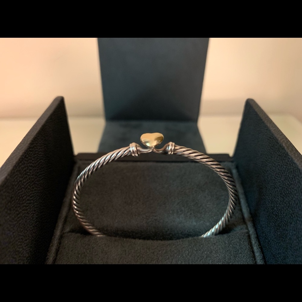 DAVID YURMAN Cable Collectibles Heart Bracelet 18k